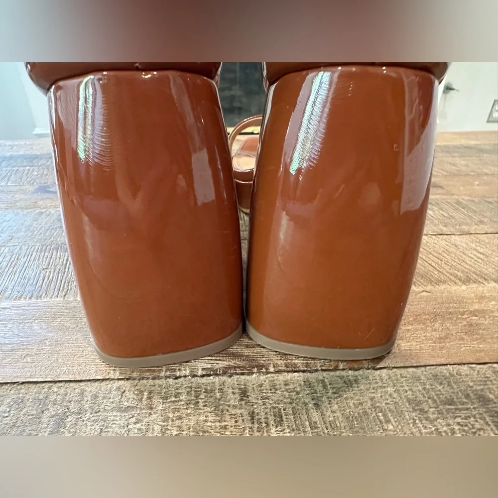 Circus by Sam Edelman Jardine Brown Block Heel Sandals - Picture 6 of 10